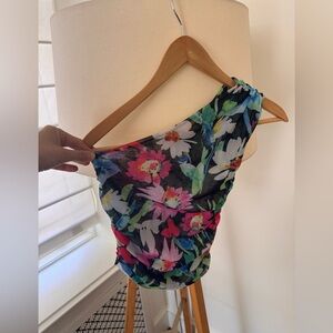 Skatie Multicolor One-Shoulder Top